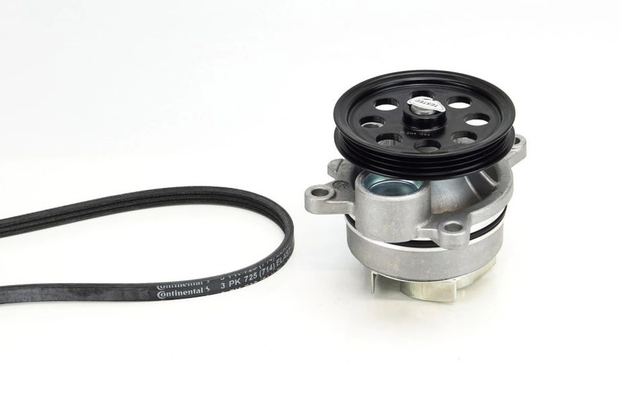 Water Pump + V-ribbed Belt Kit